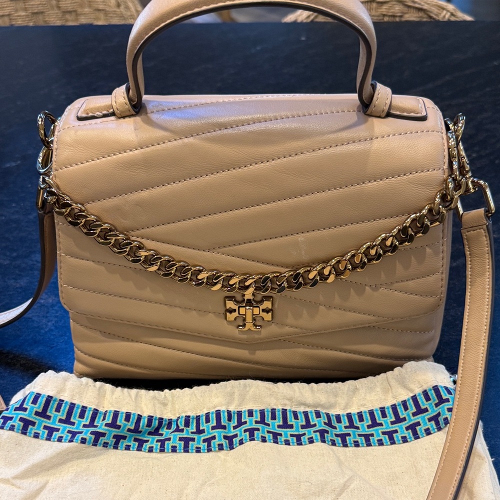 Tory Burch Blush Quilted Satchel